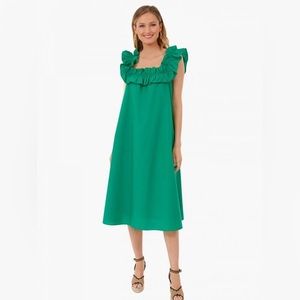 NWT Hyacinth House Green Maria midi dress